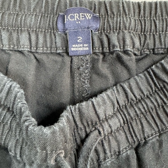 J. Crew Seaside Pull On Cotton Twill Joggers Size 2 - Picture 9 of 12